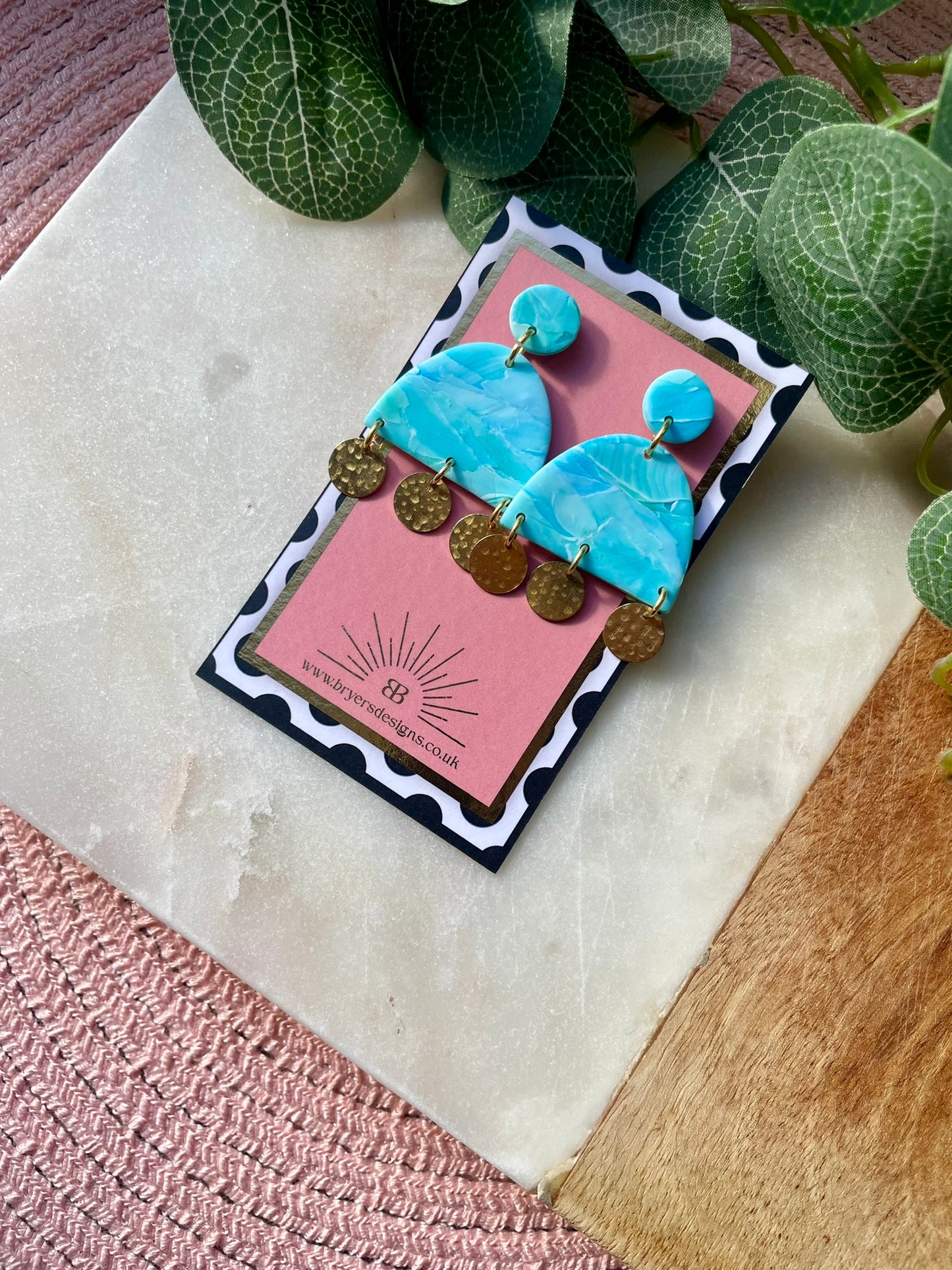 Ocean Vibes Boho Statement Earrings