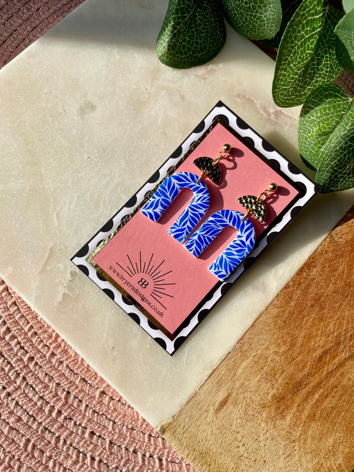 Greek Goddess Arch Statement Earrings