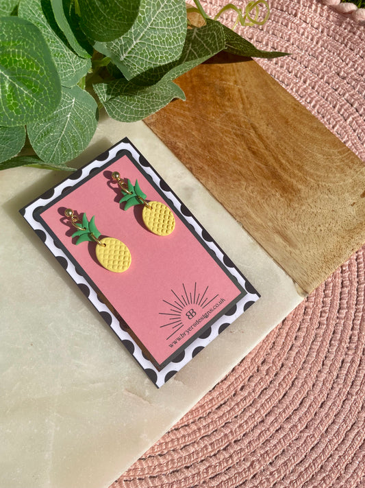 Fruity Statement Pineapple Earrings